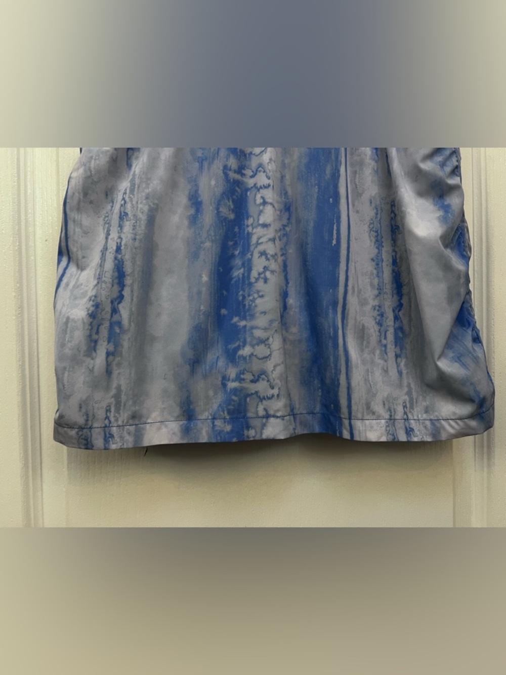 TravisMathew Blue Marble Print Ruched Golf Tennis Skort Women’s Small - Picture 10 of 12